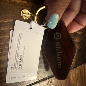 Lululemon hotel key chain